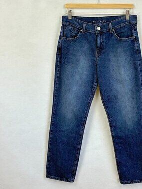 Mott & Bow Boyfriend Jeans Straight Leg Slim Fit Stretch Casual Preppy 32x28